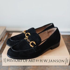 Excellent condition Stuart Weitzman Suede loafers